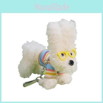 West Highland Terrier Keychain Plush Toy With Soft Polyester Filling For Gift And Collection