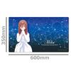 The Quintessential Quintuplets movie character rubber mat D Miku Wedding Dress [Nakano ver.]