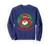 Santa Fuggler Merry Fuggmas Christmas Wreath Sweatshirt