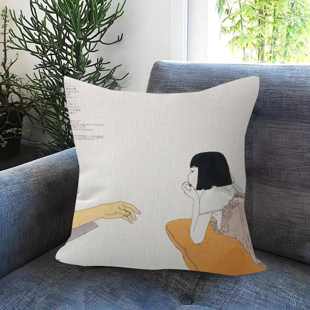 Anime Lamp Band Classic Pillow Cushion Cover Pillowcase Living Room Sofa Home Decor