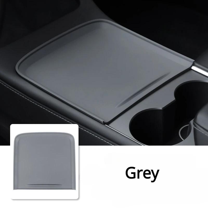 

Для Tesla Model 3 Y Центральный пульт управления Силиконовая накладка Противоскользящая центральная консоль Защитная пленка Push-pull Аксессуары для интерьера 2024 серый