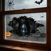 D Hole Horror Ghost Static Window Sticker Thriller Zombie Halloween Secret Room Window Decoration