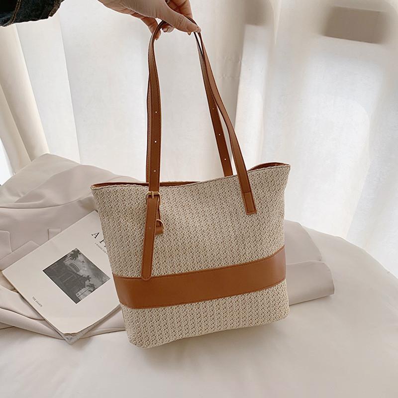 Chic Urban Tote Bag 2023 Fashion Trend Minimalist Woolen Large Capacity Bag