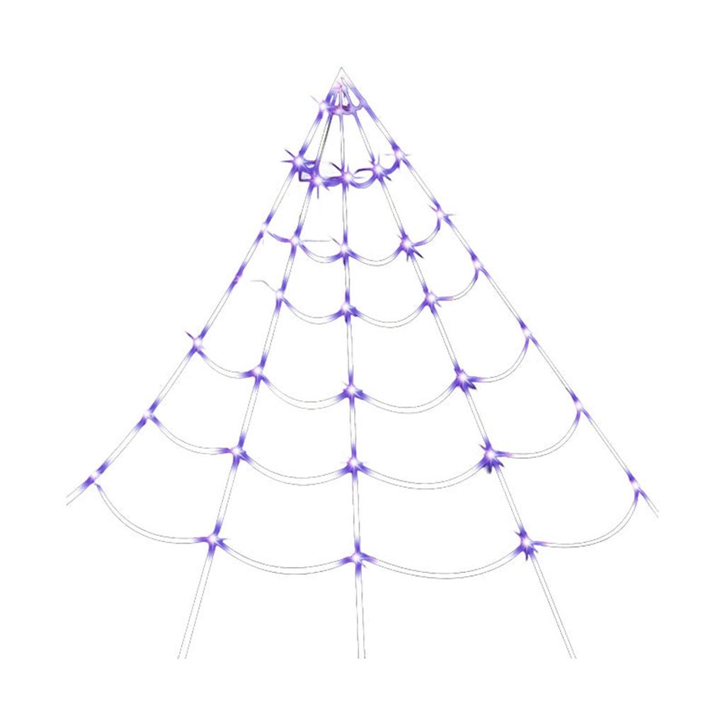 Spider Webs Halloween Decorations Lights,Timer For Yard Porch Garden