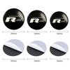 2026 Hot For VW VOLKSWAGEN 4pcs 56/60/65mm Car Wheel Center Stickers for Volkswagen Rline Golf Scirocco Variant Touareg Lamando 