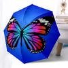 1pc Butterfly Wings Automatic Folding Umbrella, Heavy Duty 8 Rib Iron Frame,  Suitable for Travel, Daily Use, Birthday, Decor Gift  75