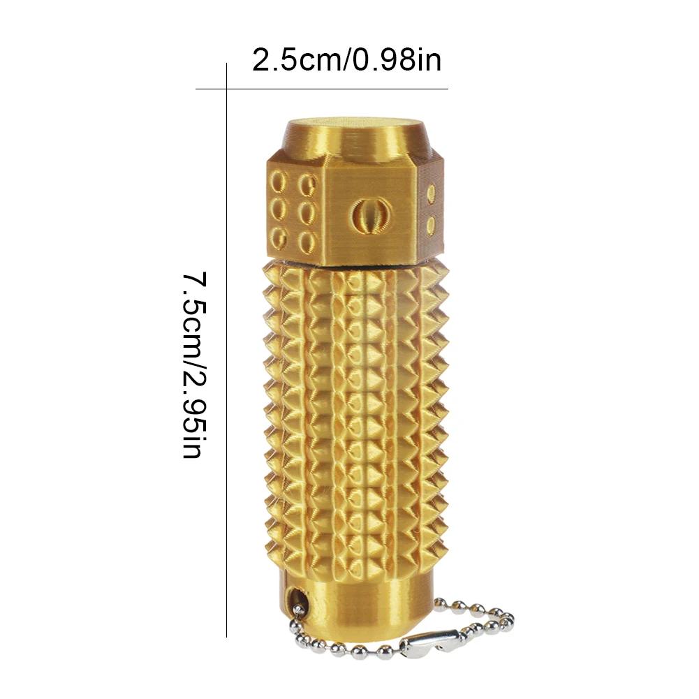 3D Printed Little Spiky Sensory Roller Toys Stress Relief Spiky Stim Tactile Keychain Mini Grippie Fidget Toys Keychain Pendant