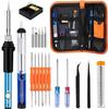 Precision Soldering Iron 60W Set In Case 20 Elements Soldering Iron + Accessories