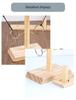 Wooden Ring Toss Game: Two-Person Hook and Ring Table Toy