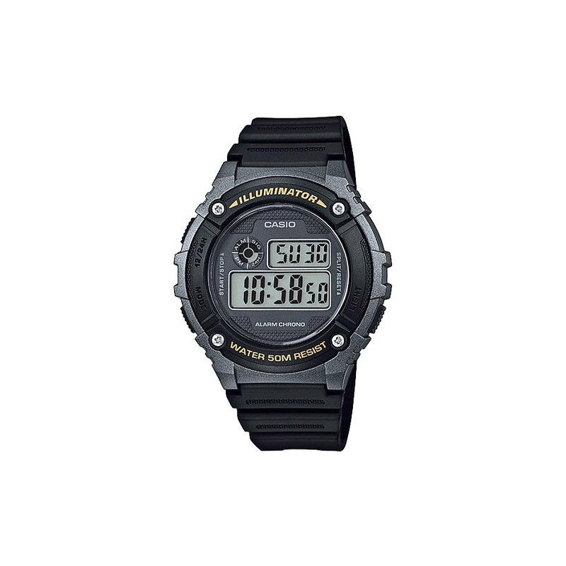 

Casio YOUTH series - disc digital display, standard multi-function sports men s watch, quartz movement, resin strap, Japanese and Korean W-216H-1BVDF серый