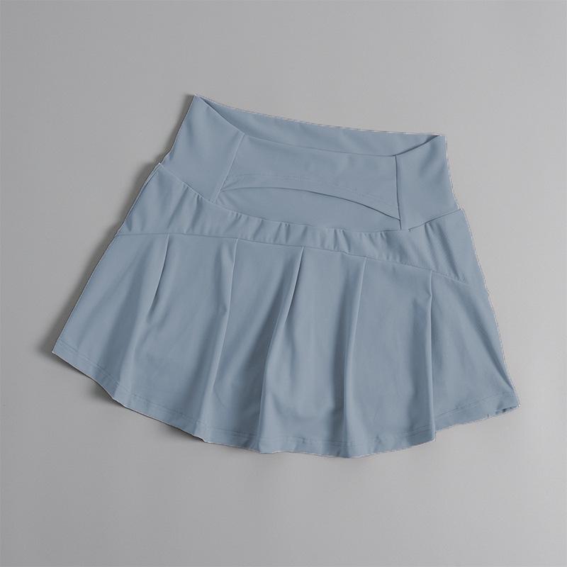 Women's Quick-Dry Anti-Exposure Sports Midi Skirt - Slimming Yoga, Running, Tennis, Summer Cover-Up Skirt