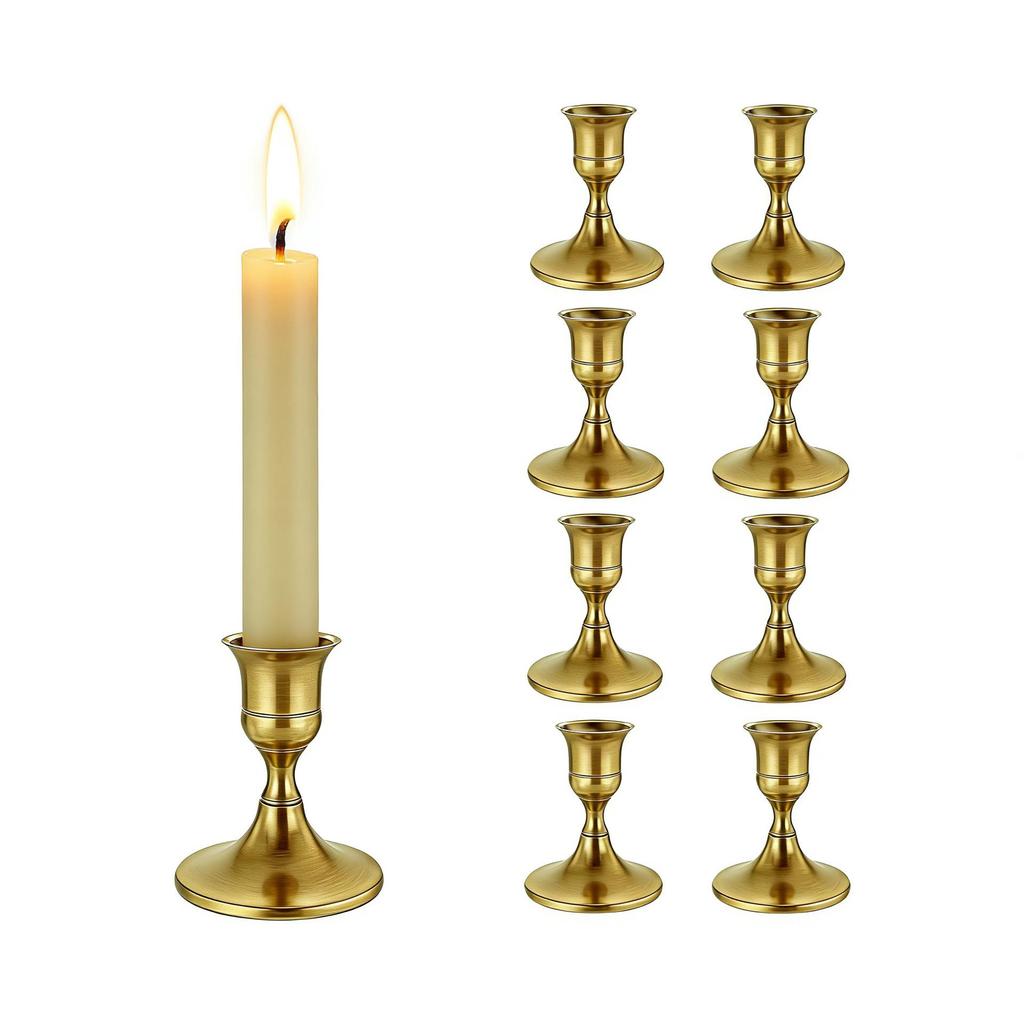 Europäischer minimalistischer Kerzenständer als Ornament für Candlelight-Dinner & Hochzeitsdeko