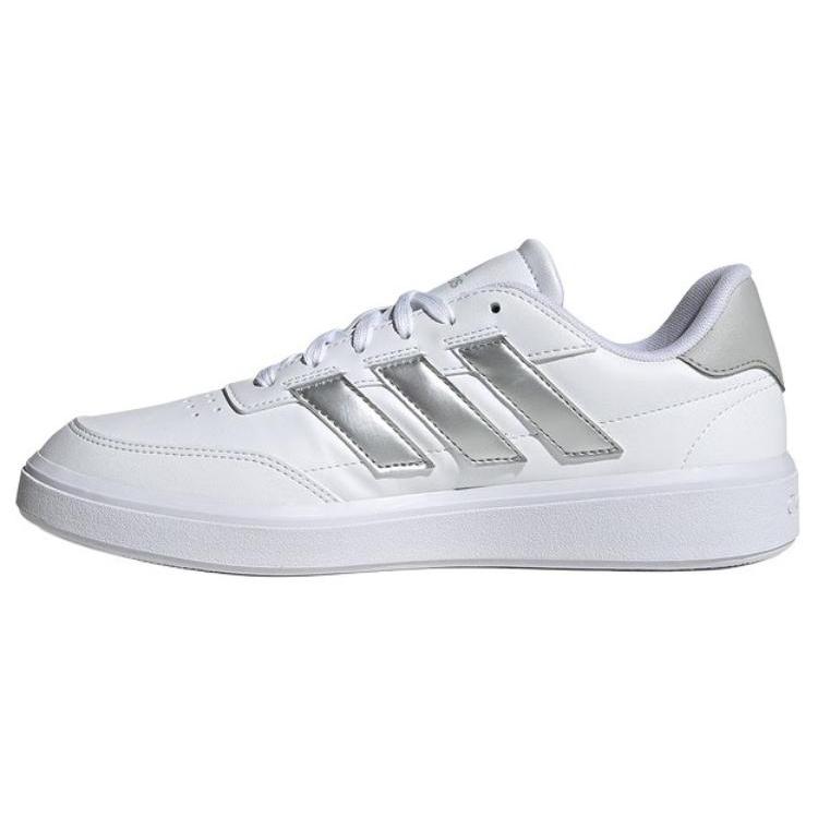 New CourtBlock Women's Adidas 'White Silver Metallic' Women's IF6465