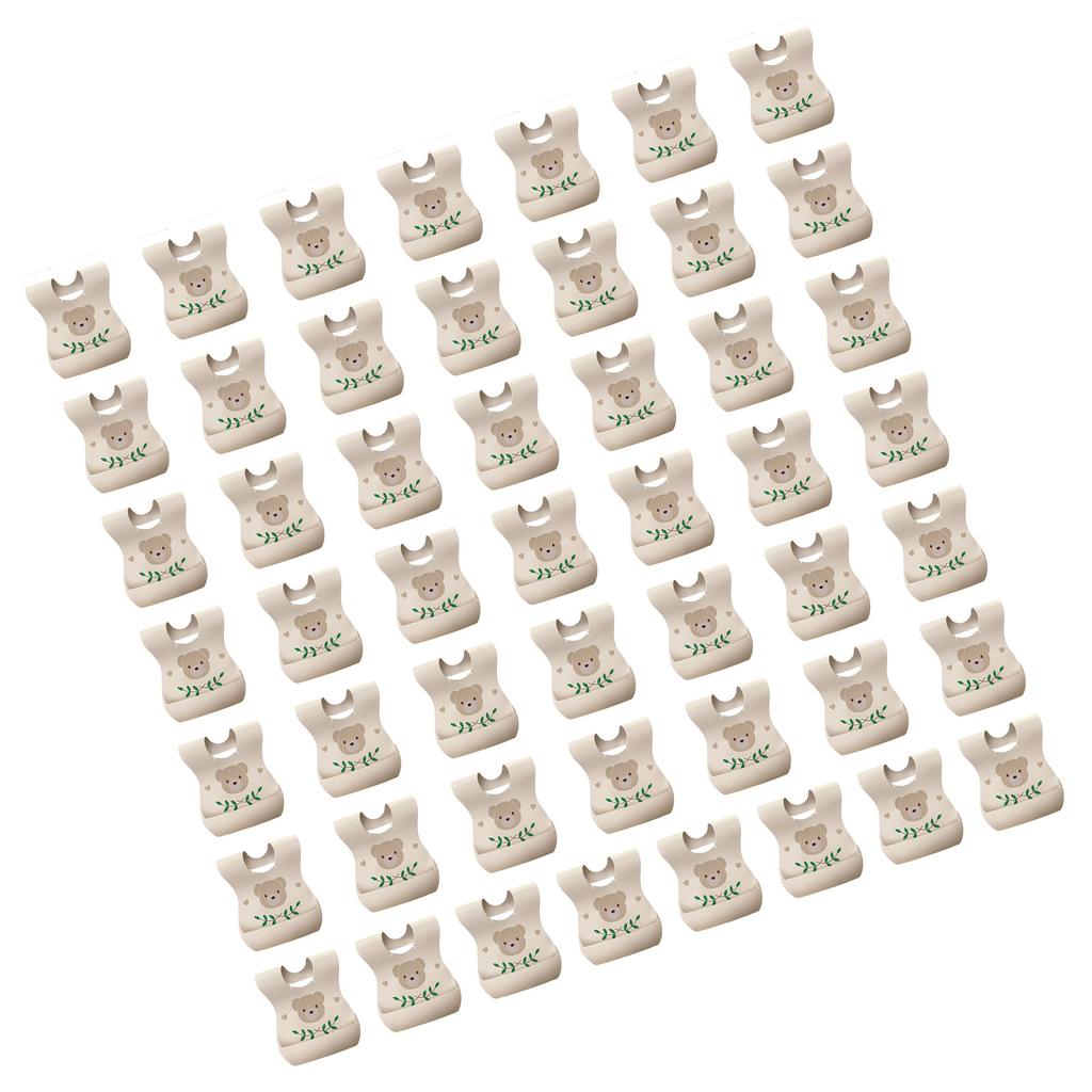 50pcs Soft Non Woven Fabric Baby Bibs Disposable Infant Bibs set for Busy Parents Seeking Convenient & Hygienic Solution