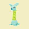 Pet Toy Pineapple Pattern Cartoon Giraffe Shape Bite-Resistant Plush Squeaky Dog Toy with Built-in Sound Long Neck Design Chew Toy