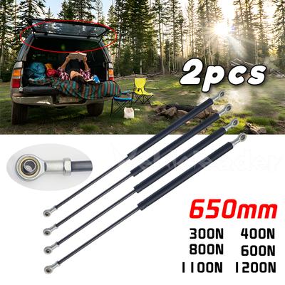2pcs 650MM 300/400/600/800/1100/1200N Car Gas Struts Spring Shocks Lift Supports RV Windows Storage Damper Camper Back Window