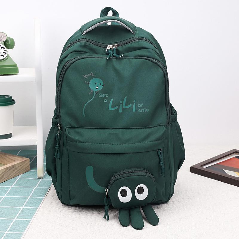 Schoolbag wholesale new junior high school students small octopus large capacity backpack female high school students primary school school backpack