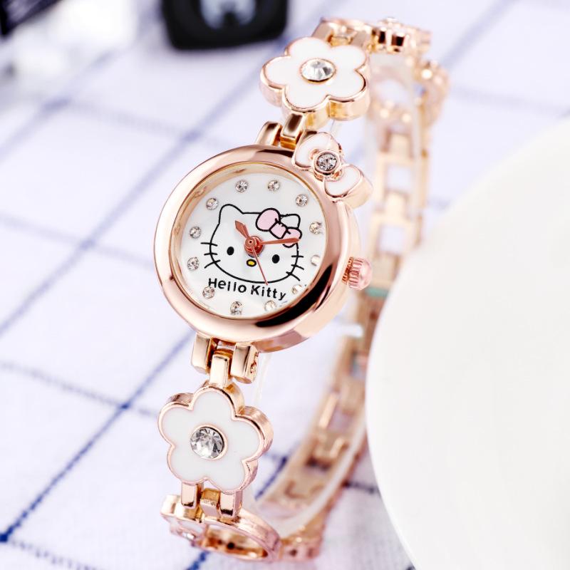 Popular Children's Cartoon Cat Watch for Girls - Cute Claw Design