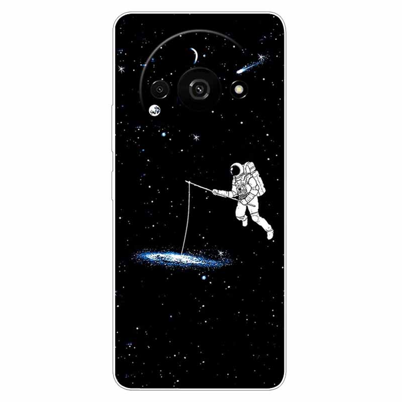For Xiaomi Poco C61 Case Soft Silicone Lion TPU Shockproof Back Cover for Xiaomi Poco C61 Cases C 61 Cute PocoC61 Fashion Shell