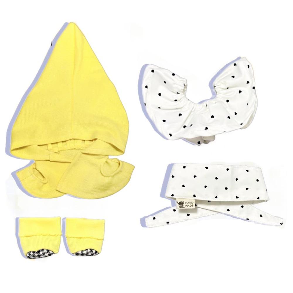 

Skirt 20cm Cotton Doll Clothes Yellow Hat Cotton Doll s Clothes Cute Doll Clothes Doll Accessories жёлтый