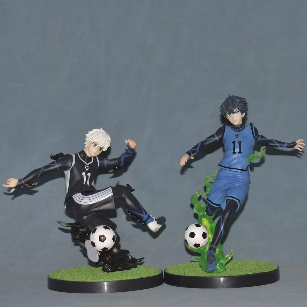Exquisite Pvc Blue Prison Collector's Figures Of Shiro Nagi And Kasei Characters