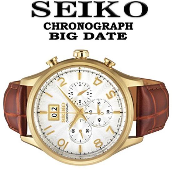 [Seiko] SEIKO Classic 100m Wasserdicht Großer Datums-Chronograph SPC088P1 Herrenuhr [Artikel]