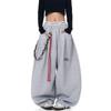 Calças de Moletom Largas Baggy Streetwear Masculinas Vintage Soltas Calças de Perna Curva Casual Esportes Retas Hip Hop