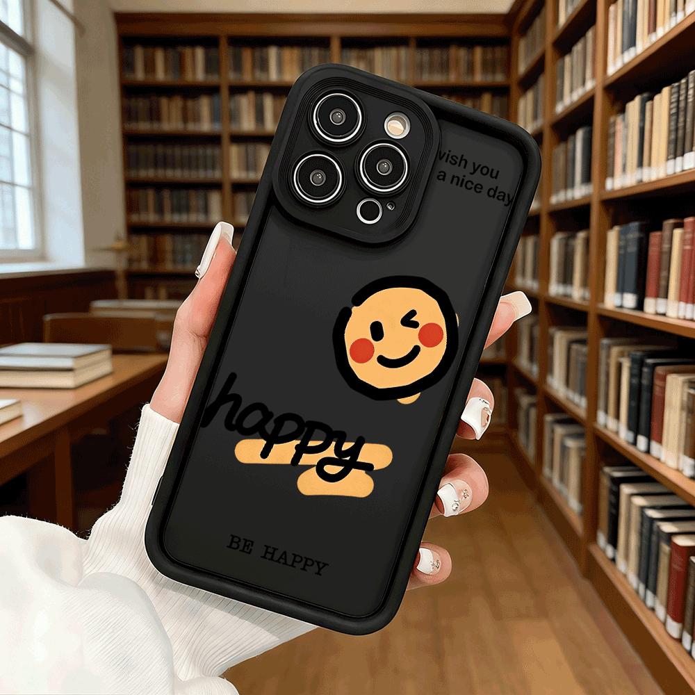 Happy Face Wallpaper Soft TPU Shockproof Case For Xiaomi Redmi Note 15 14 13 12 11 Pro Anti-Fall Protective Back Cover