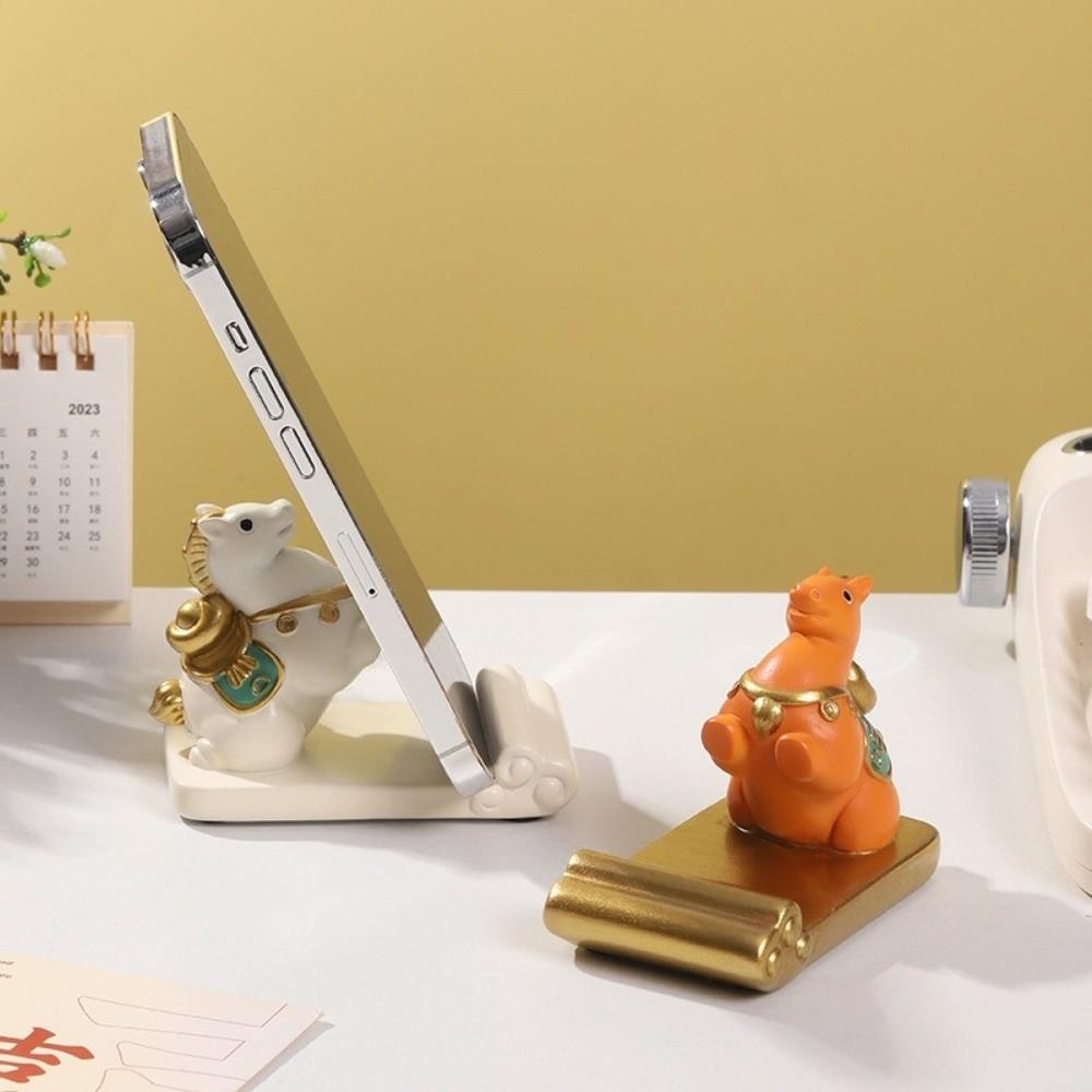Pony Shape Mobile Phone Stand Horse Mascot Cell Phone Bracket  Desktop Ornaments