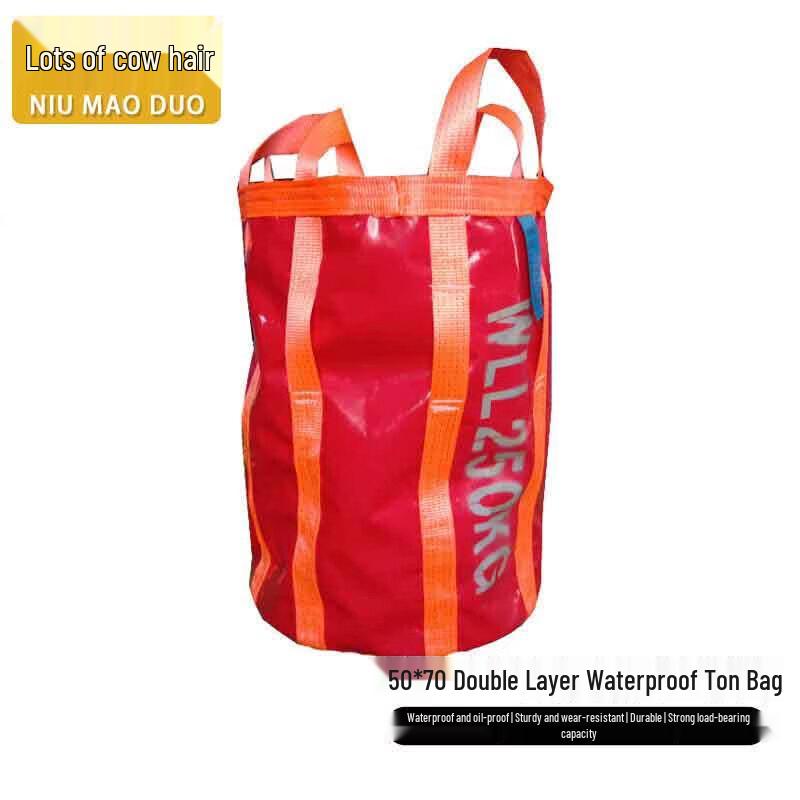 Heavy-Duty Industrial Canvas Ton Bags