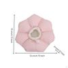 FlowerShaped Pet Adjustable Padded Textile Exterior for Small Pets S Pink