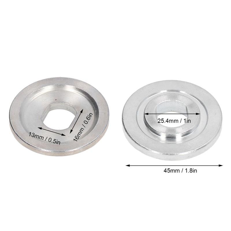 2PCS Carbon Steel Saw Blade Clamp Washer 10in Aluminum Sawing Machine Compact Cutter Flange Pressure Plate Bearing Block Premium