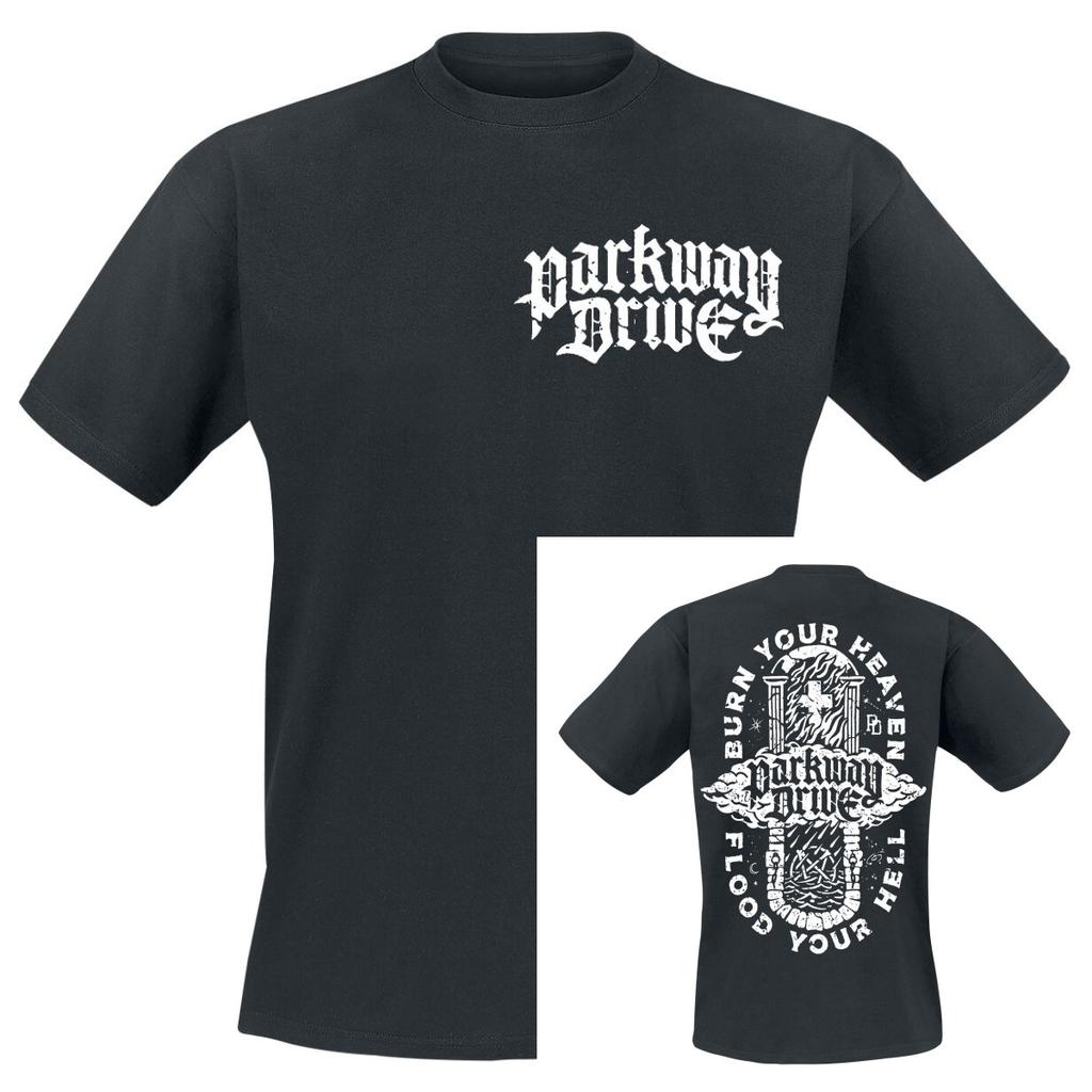 2026 Parkway Drive Graphic Cotton Band Shirt Unisex Summer Short Sleeve Fashion Brand Tee Luxury Casual Vintage