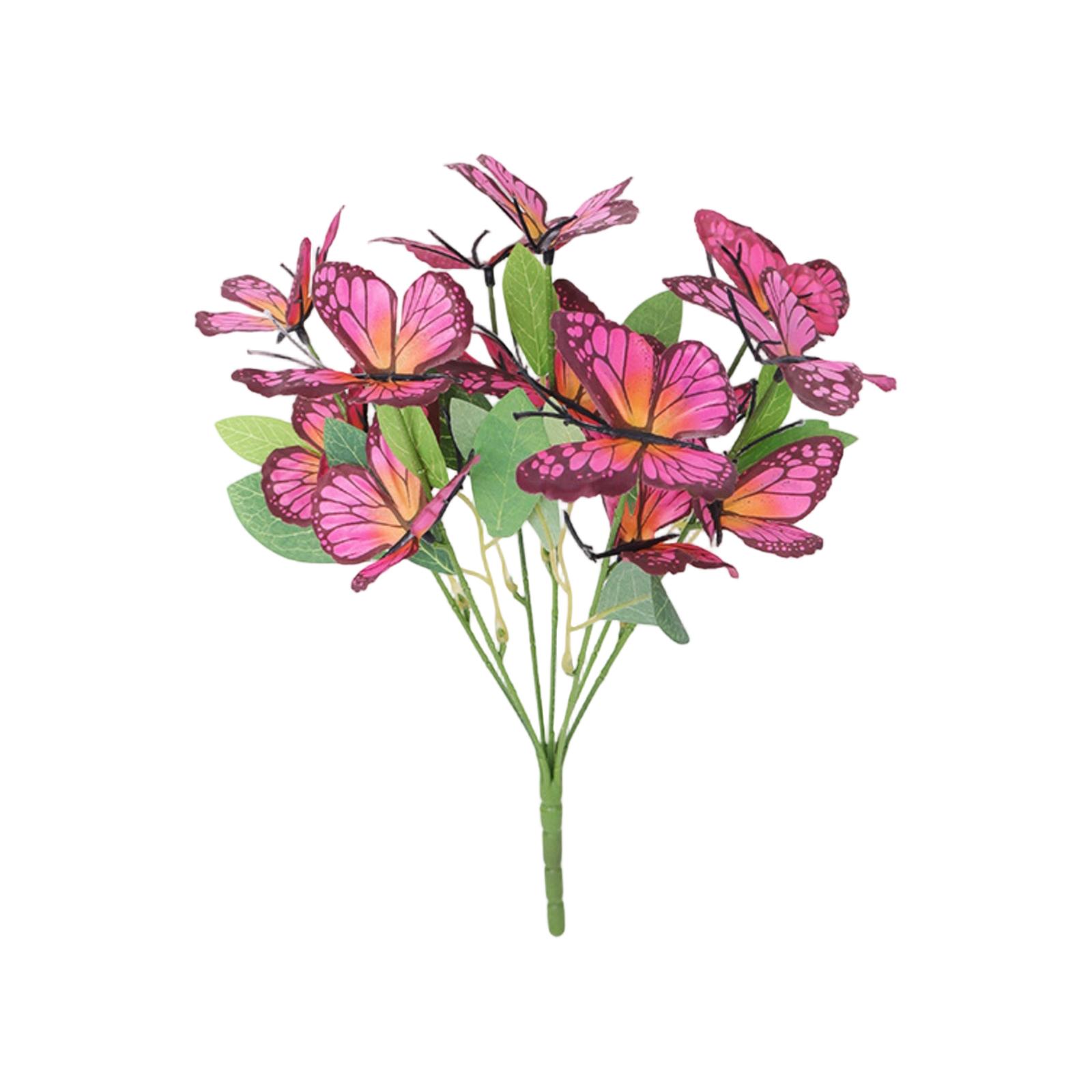 33см Танец цветов и бабочек Весенний букет Украшение Внутреннее оформление витрины One Size