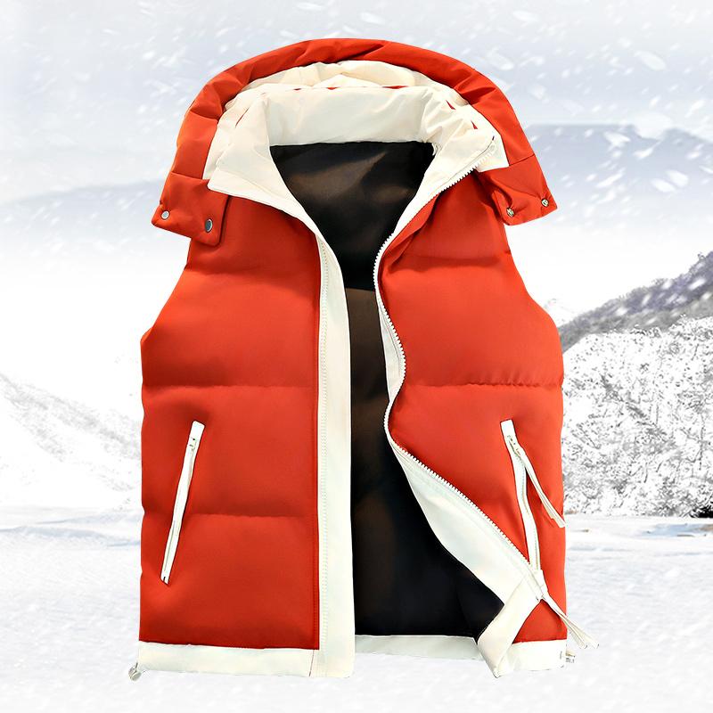 Daunenweste Frühling, Herbst und Winter Lockere Weste Weste Baumwollmantel Jacke