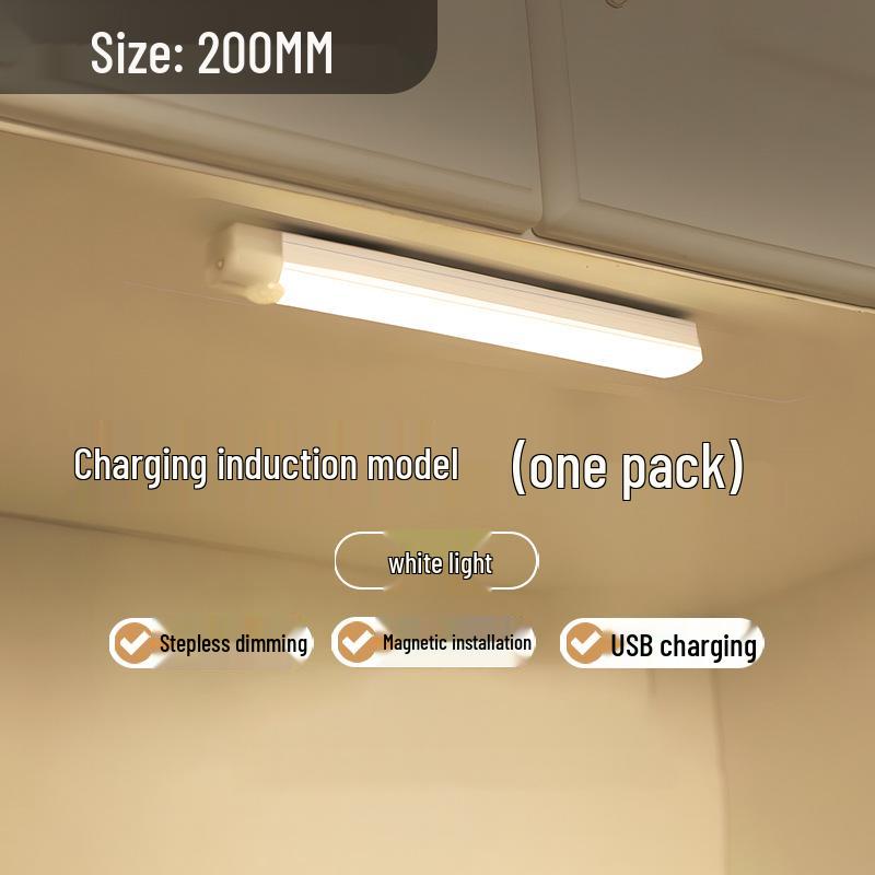 Smart Wireless LED Night Light with Motion Sensor, No Wiring Needed for Home, Hallways, Wardrobes, and Cabinets