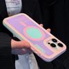 For iPhone 13 14 15 16 17 Pro Max Case Magsafe Happy Dapamine Color Anti-Collision Drop-proof Protective Cover for Summer Girls