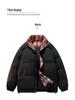 Teen Stand Collar Cotton Jacket - Trendy Padded Outerwear for Junior & High School Boys