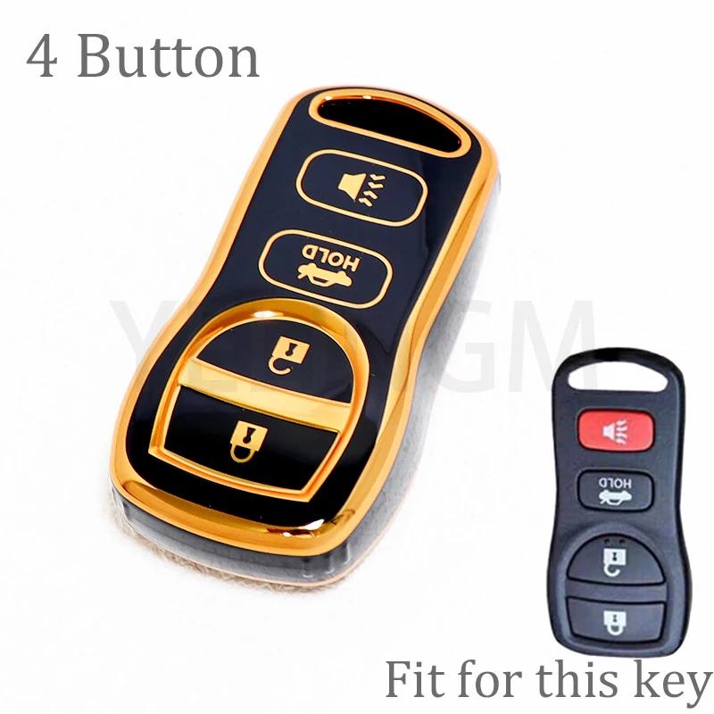 For Infiniti Fx 35 Qx56 Ja60 For Nissan Tiida Xtrail T30 Altima Sentra Frontier Accessories Tpu Remote Car Key Cover Case