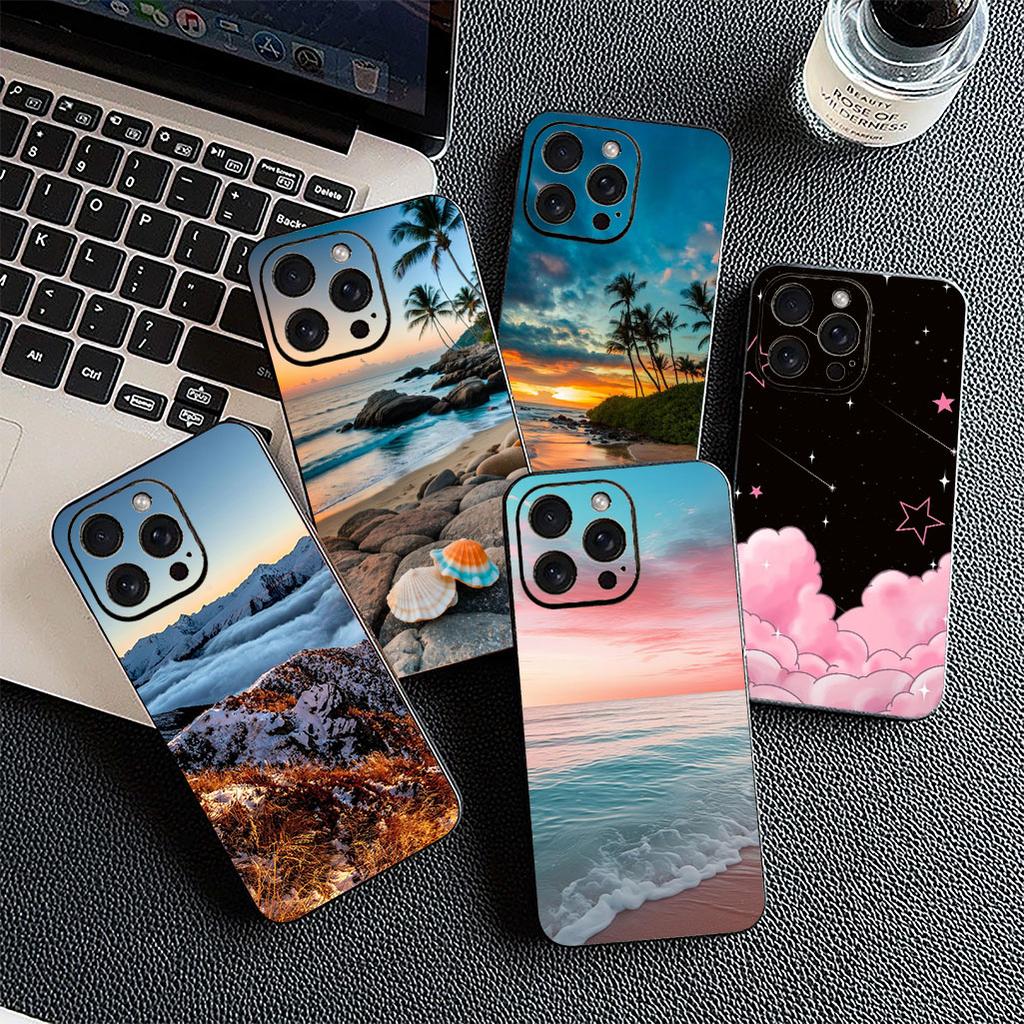 Universe Mountain Sea Sky Beach Travel for Xiaomi Redmi Note 13 A3 14 Pro Plus 9T 14C 13C 13X 9C NFC + Pro+ 5G 4G Phone Case