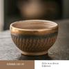 Retro Coarse Pottery Jumping Knife Craft Master Cup Teacup Tea Cup Single Cup Kung Fu Tea Set Household Teacup