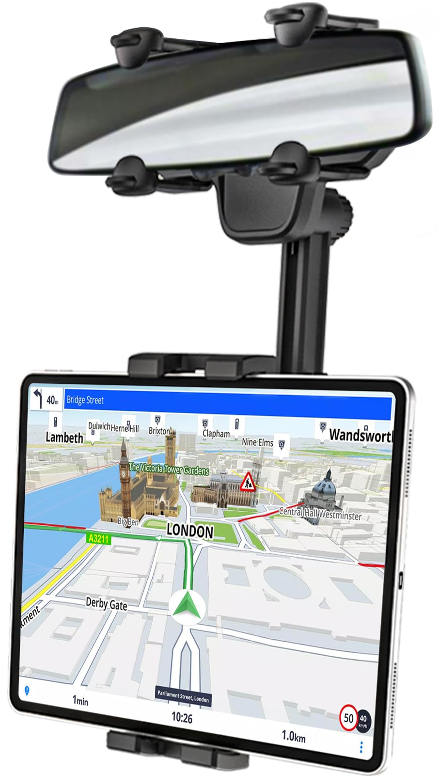 

Charchendo Зеркало заднего вида Планшет Автомобильный Салон iPad Зеркало заднего вида Регулируемая по высоте Японская инструкция по эксплуатации Совместимо с несколькими устройствами от до чёрный