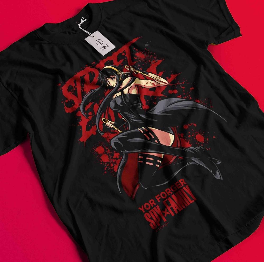 Spy X Family T-Shirt Anya Tshirt Loid Yor Forger Shirt Bond Sylvia Tee Damian AA99