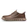 New Men's Casual Shoes High Quality Breathable Retro Leather Outdoor Shoes Soft Wear-resistant Men Comfortable Sneaker