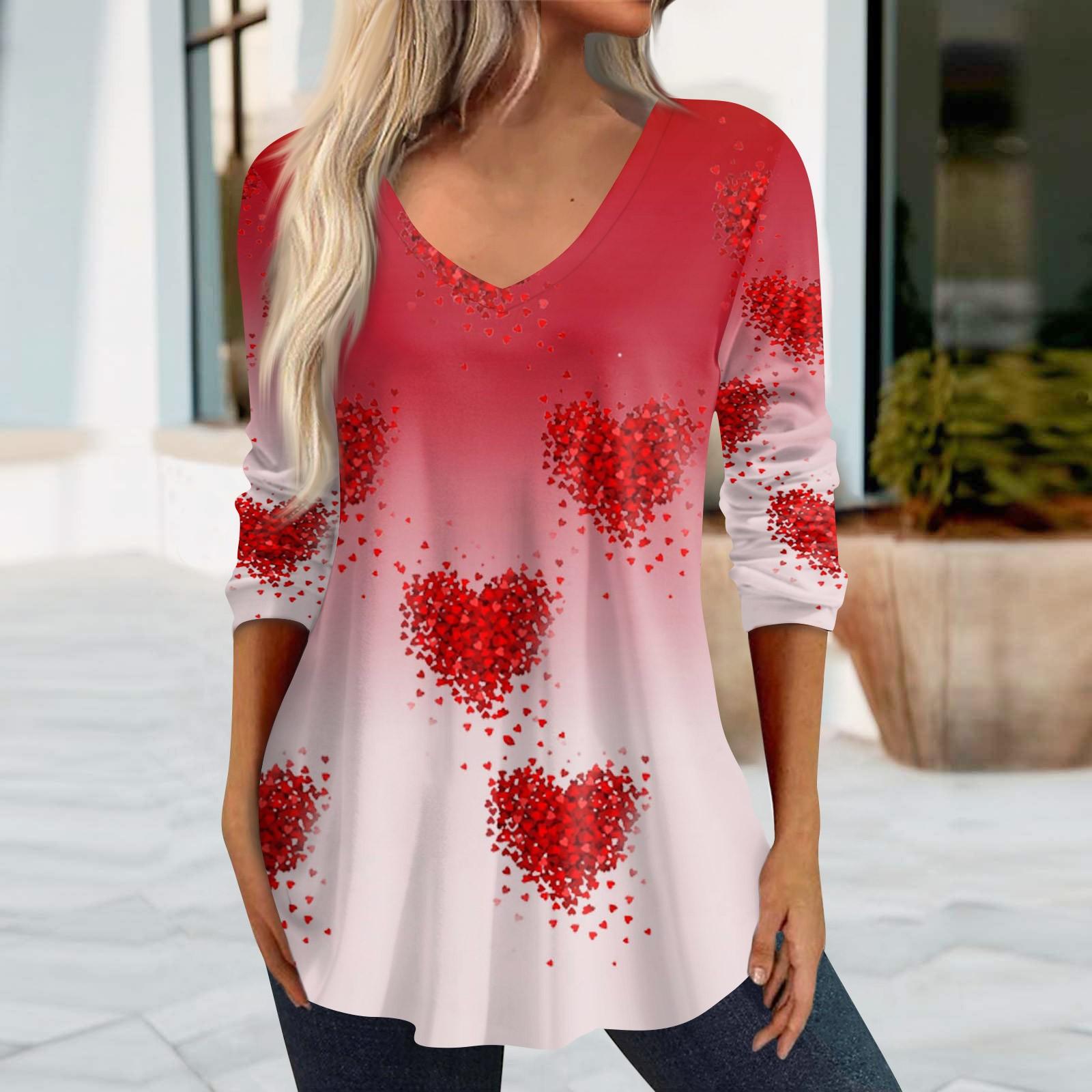 

Рубашки с рукавом 3/4 для женщин, футболки с графическим принтом в стиле ретро, ​​блузки, повседневные базовые топы больших размеров, пуловеры XL киноварь