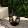 Vase Shaped Candle Holder Table Battery Powered Lamp 9.5''High Cordless Lamp with LED Light Decorative Indoor Home Decor