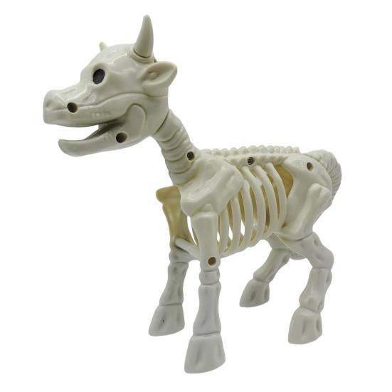 Halloweenské zvířecí kostry Pes Netopýr Žába Štír Pavouk Had Krysa Kostní kostry pro Halloweenskou párty Strašidelný dům Hřbitovní scéna Dekorace