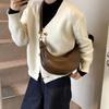 Premium messenger bag women's 2025 autumn and winter new fashion shoulder leisure bag niche versatile dumpling bag