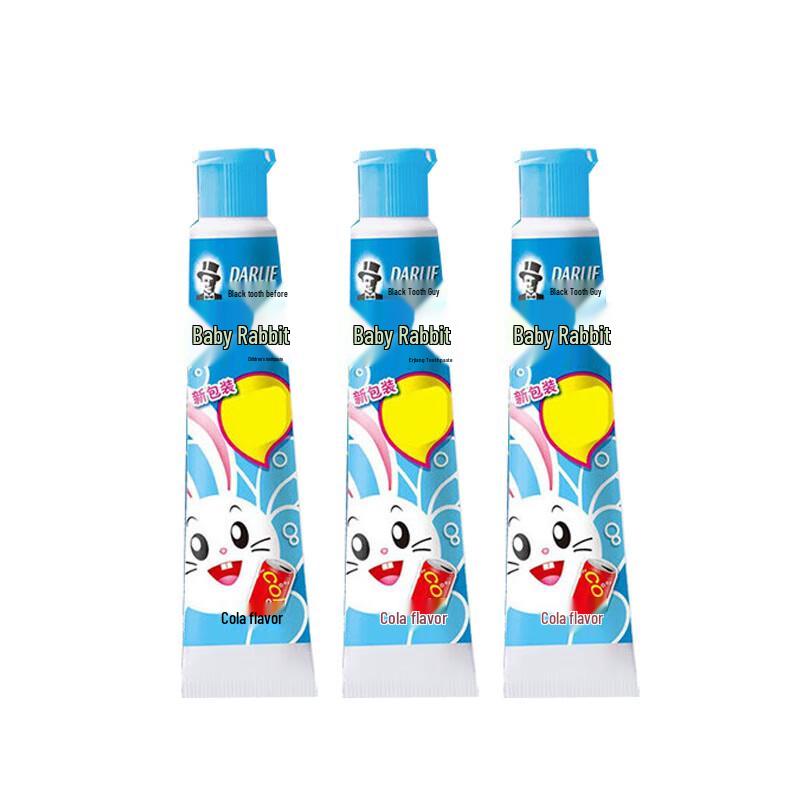 Hawley Baby Rabbit Children s Cola Toothpaste, 3x40g Anti-Cavity Pack