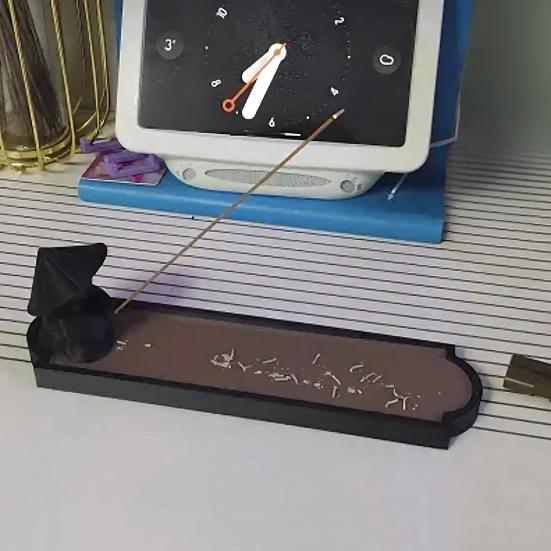 Fisherman Incense Stick Holder 3D Printed Plastic Fisherman Incense Burner Stand Home Office Desktop Decoration Ornament